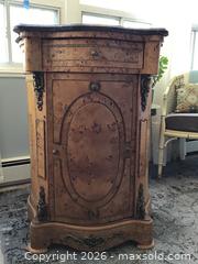 MaxSold Auction: marble top cabinet - Hamilton (Ontario, Canada) SELLER MANAGED Downsizing Online Auction - St Joseph's Drive (CONDO)