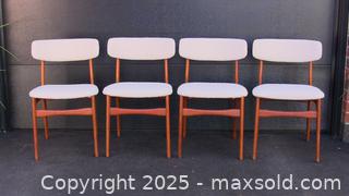 MaxSold Auction: Schionning &#38; Elgaard Mid-Century Modern Teak Dining Room Chairs - Ottawa (Ontario, Canada) SELLER MANAGED Downsizing Online Auction - Rosebella Avenue