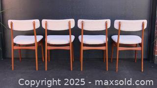 MaxSold Auction: Schionning &#38; Elgaard Mid-Century Modern Teak Dining Room Chairs - Ottawa (Ontario, Canada) SELLER MANAGED Downsizing Online Auction - Rosebella Avenue