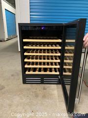 MaxSold Auction: Cellar Solutions BU-145 145L Wine Cooler – Single Zone, Wood Shelves, Tested &#38; Workin - Vancouver (British Columbia, Canada) SELLER MANAGED Reseller Online Auction - East 7th Avenue (STORAGE)