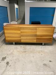 MaxSold Auction: DALE Italia Solid Walnut Sideboard / Credenza – 80” Italian Cabinet   - Vancouver (British Columbia, Canada) SELLER MANAGED Reseller Online Auction - East 7th Avenue (STORAGE)
