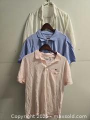 MaxSold Auction: Lot of Men’s Clothing – Vineyard Vines, Lacoste &#38; Robe (3 Items - Vancouver (British Columbia, Canada) SELLER MANAGED Reseller Online Auction - East 7th Avenue (STORAGE)