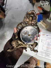 MaxSold Auction: Art nouveau gilted iron clock - Upper Moreland Township (Pennsylvania, USA) SELLER MANAGED Charity/Fundraising Online Auction - Davisville Road