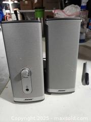 MaxSold Auction: Bose computer speakers - Upper Moreland Township (Pennsylvania, USA) SELLER MANAGED Charity/Fundraising Online Auction - Davisville Road