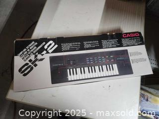 MaxSold Auction: Casio sk-2 keyboard - Upper Moreland Township (Pennsylvania, USA) SELLER MANAGED Charity/Fundraising Online Auction - Davisville Road