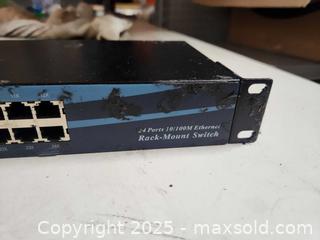 MaxSold Auction: Edimax 24 Ports rackmount switch - Upper Moreland Township (Pennsylvania, USA) SELLER MANAGED Charity/Fundraising Online Auction - Davisville Road