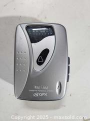 MaxSold Auction: GPX cassette personal stereo - Upper Moreland Township (Pennsylvania, USA) SELLER MANAGED Charity/Fundraising Online Auction - Davisville Road