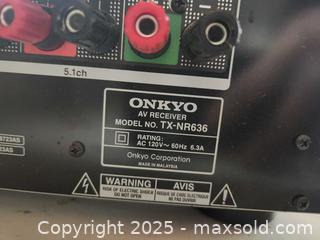 MaxSold Auction: Onkyo av receiver tx-nr636 - Upper Moreland Township (Pennsylvania, USA) SELLER MANAGED Charity/Fundraising Online Auction - Davisville Road