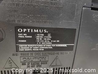 MaxSold Auction: Optimus portable radio  - Upper Moreland Township (Pennsylvania, USA) SELLER MANAGED Charity/Fundraising Online Auction - Davisville Road