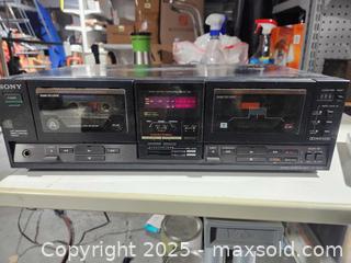 MaxSold Auction: Sony stereo dual cassette deck  - Upper Moreland Township (Pennsylvania, USA) SELLER MANAGED Charity/Fundraising Online Auction - Davisville Road