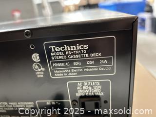 MaxSold Auction: Technics stereo cassette deck - Upper Moreland Township (Pennsylvania, USA) SELLER MANAGED Charity/Fundraising Online Auction - Davisville Road