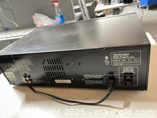 MaxSold Auction: Technics stereo cassette deck - Upper Moreland Township (Pennsylvania, USA) SELLER MANAGED Charity/Fundraising Online Auction - Davisville Road