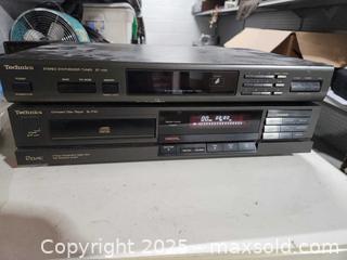 MaxSold Auction: Technics  stereo synthesized tuner and cd player  - Upper Moreland Township (Pennsylvania, USA) SELLER MANAGED Charity/Fundraising Online Auction - Davisville Road
