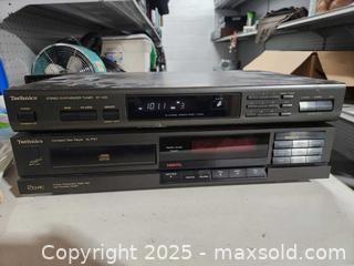 MaxSold Auction: Technics  stereo synthesized tuner and cd player  - Upper Moreland Township (Pennsylvania, USA) SELLER MANAGED Charity/Fundraising Online Auction - Davisville Road