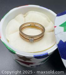 MaxSold Auction: 10k yellow gold princess cut diamond ring  - Markham (Ontario, Canada) SELLER MANAGED Downsizing Online Auction - Loring Crescent