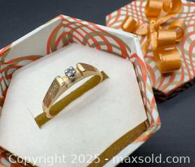MaxSold Auction: 14k yellow gold solitaire diamond ring  - Markham (Ontario, Canada) SELLER MANAGED Downsizing Online Auction - Loring Crescent