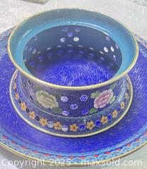 MaxSold Auction: 19” Cloisonné Enamel Gilt Peony Flower Hot Pot Pan Boiler Chafing Dish - Markham (Ontario, Canada) SELLER MANAGED Downsizing Online Auction - Loring Crescent