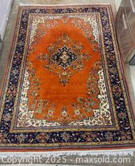 MaxSold Auction: Vintage Persian wool area rug  - Markham (Ontario, Canada) SELLER MANAGED Downsizing Online Auction - Loring Crescent
