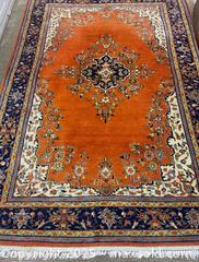 MaxSold Auction: Vintage Persian wool area rug  - Markham (Ontario, Canada) SELLER MANAGED Downsizing Online Auction - Loring Crescent