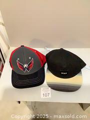 MaxSold Auction: Lot of 2 HUF Baseball Caps (Adjustable Snapback) - Ottawa (Ontario, Canada) SELLER MANAGED Downsizing Online Auction - Oaklawn Crescent