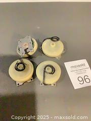 MaxSold Auction: Lot of 4 Small Round Electric Vibration Motors 2.5–3 in - Ottawa (Ontario, Canada) SELLER MANAGED Downsizing Online Auction - Oaklawn Crescent
