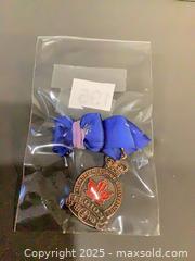 MaxSold Auction: Royal Canadian Legion Shot Put Medal with Blue Ribbon - Ottawa (Ontario, Canada) SELLER MANAGED Downsizing Online Auction - Oaklawn Crescent