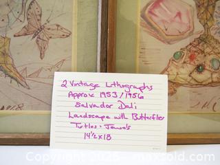 MaxSold Auction:  Framed Salvador Dalí Lithographs, c.1953/1956 - Toronto (Ontario, Canada) PARTNER MANAGED Downsizing Online Auction - Research Road (STORAGE)