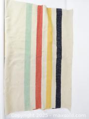 MaxSold Auction: Hudson&#39;s Bay 100% Wool Point Blanket Cream Multi-Stripe - Toronto (Ontario, Canada) PARTNER MANAGED Downsizing Online Auction - Research Road (STORAGE)