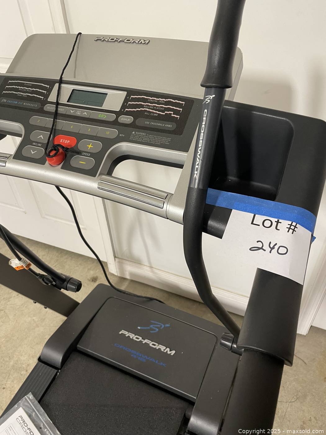 Proform R930 Exerciser Proform Fold Up Treadmill Exerciser with Owners Manual | East ...