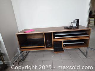 MaxSold Auction: Bang &#38; Olufsen Stereo Console / Media Cabinet with Components - Toronto (Ontario, Canada) PARTNER MANAGED Downsizing Online Auction - Research Road (STORAGE)