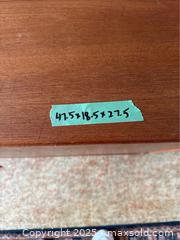 MaxSold Auction: Teak Cabinet - Metchosin (British Columbia, Canada) PARTNER MANAGED Moving Online Auction - Duke Road