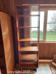 MaxSold Auction: Teak veneer bookshelf and Danish teak mirror - Metchosin (British Columbia, Canada) PARTNER MANAGED Moving Online Auction - Duke Road