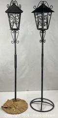 MaxSold Auction: Pair of Decorative Lanterns on Stands - Campbell (California, USA) PARTNER MANAGED Estate Sale Online Auction -  Dell Avenue