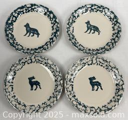 MaxSold Auction: Stoneware “Moose Country” Spongeware Dinnerware - Campbell (California, USA) PARTNER MANAGED Estate Sale Online Auction -  Dell Avenue