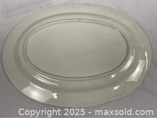 MaxSold Auction: Vintage Blue &#38; White &#34;Farmhouse and Mill&#34; Platter - Campbell (California, USA) PARTNER MANAGED Estate Sale Online Auction -  Dell Avenue
