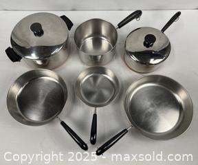 MaxSold Auction: Vintage Revere Ware Copper Clad Cookware - Campbell (California, USA) PARTNER MANAGED Estate Sale Online Auction -  Dell Avenue