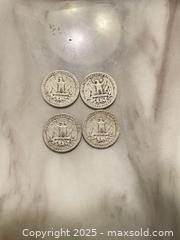 MaxSold Auction: Washington Quarters (Mixed Years) — 4 Quarter Dollars - Decatur (Georgia, USA) SELLER MANAGED Reseller Online Auction - Snapfinger Woods Drive (STORAGE)