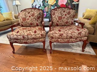 MaxSold Auction: Pair of Park Lane Bergere Chairs - Toronto (Ontario, Canada) SELLER MANAGED Moving Online Auction - Chipstead