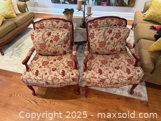 MaxSold Auction: Pair of Park Lane Bergere Chairs - Toronto (Ontario, Canada) SELLER MANAGED Moving Online Auction - Chipstead