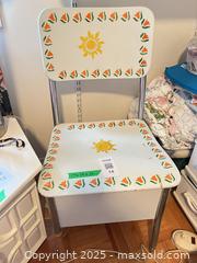 MaxSold Auction: Hand Painted Chair  - Mississauga (Ontario, Canada) PARTNER MANAGED Downsizing Online Auction -  Sawmill Valley Drive