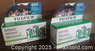MaxSold Auction: 2 Boxes - FUJIFILM 400 Color Negative 35mm Roll Film (36 x 3) - (See description &#38; pictures) - (41) - Toronto (Ontario, Canada) SELLER MANAGED Reseller Online Auction - Curity Avenue