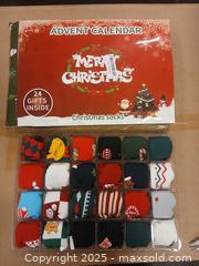 MaxSold Auction: Advent Calendar Set: 24 Gift Christmas Holiday Socks US 6-9 - Toronto (Ontario, Canada) SELLER MANAGED Reseller Online Auction - Curity Avenue