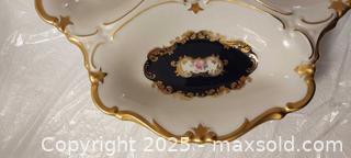 MaxSold Auction: Cobalt Navy and Gold Fine China Serving Set (11 pcs) - Toronto (Ontario, Canada) SELLER MANAGED Reseller Online Auction - Curity Avenue