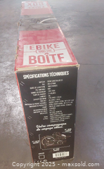 MaxSold Auction: Daymak E-Bike in a Box - Black (Brand New in a box) (177) - Toronto (Ontario, Canada) SELLER MANAGED Reseller Online Auction - Curity Avenue