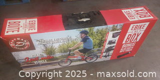 MaxSold Auction: Daymak E-Bike in a Box - Red (Brand New in a box) (173) - Toronto (Ontario, Canada) SELLER MANAGED Reseller Online Auction - Curity Avenue