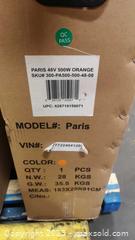 MaxSold Auction: Daymak Paris Deluxe - 500W 48V Low-Step E-Bike w/Pedal Assist - Orange - (See description & pics) (164) - Toronto (Ontario, Canada) SELLER MANAGED Reseller Online Auction - Curity Avenue