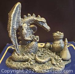 MaxSold Auction: Dragon of the Treasure Pewter Figurine by H. G. Simonds - Toronto (Ontario, Canada) SELLER MANAGED Reseller Online Auction - Curity Avenue