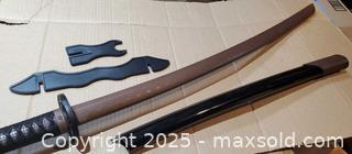 MaxSold Auction: Full-Size Decorative/Training Katana, Resin Body, Synthetic Wrap (See description & photos) - Toronto (Ontario, Canada) SELLER MANAGED Reseller Online Auction - Curity Avenue
