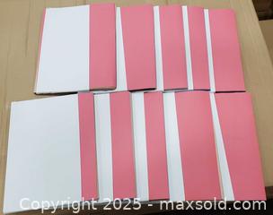MaxSold Auction: Lot of 10 Colored Cardstock Pads US Letter Mixed Colors - Toronto (Ontario, Canada) SELLER MANAGED Reseller Online Auction - Curity Avenue