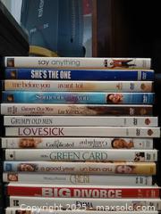 MaxSold Auction: Lot of ~70–80 English Movie DVDs — Romance, Comedy, Drama - Toronto (Ontario, Canada) SELLER MANAGED Reseller Online Auction - Curity Avenue